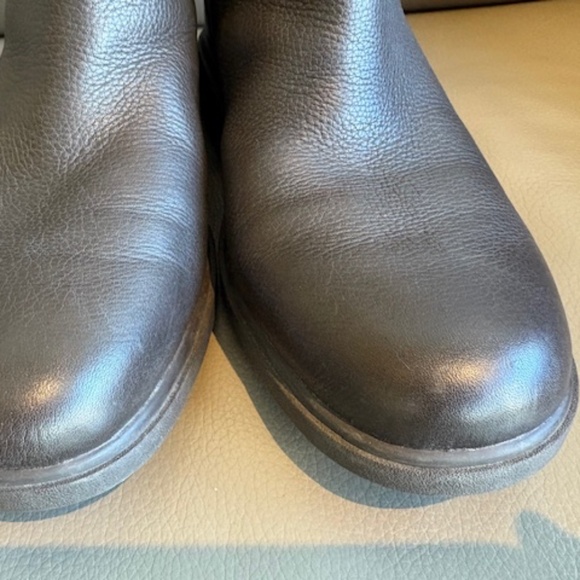 UGG Australia sz US 10 (UK 8, EU 41) Women's premium leather Chelsea boots brown - Picture 4 of 16